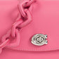 Coach Logo Plaque Chained Shoulder Bag