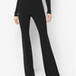 Flared Stretch-Wool Trousers