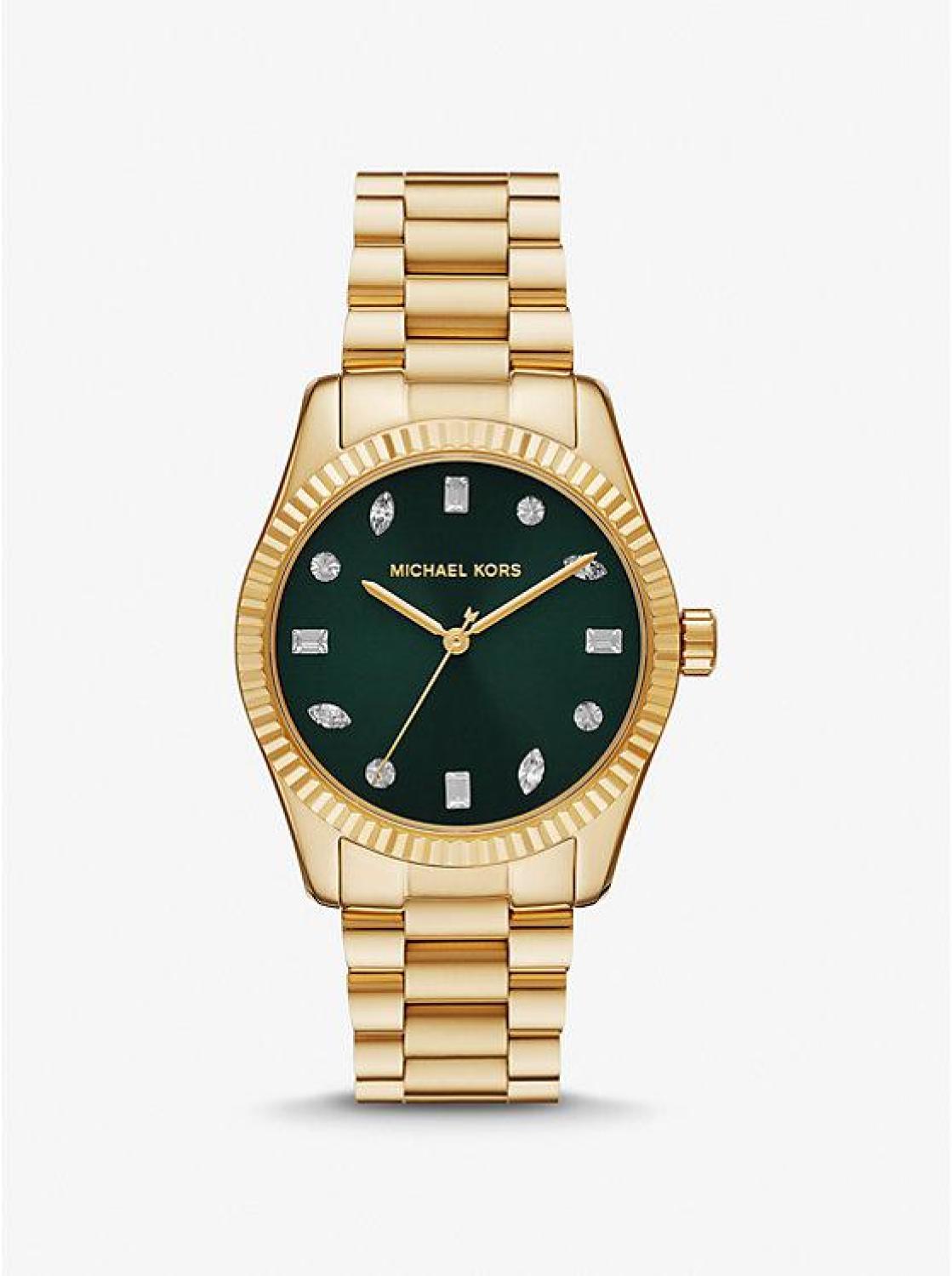 Lexington Pavé Gold-Tone Watch