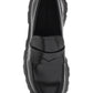 Alexander mcqueen brushed leather wander loafers