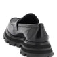 Alexander mcqueen brushed leather wander loafers