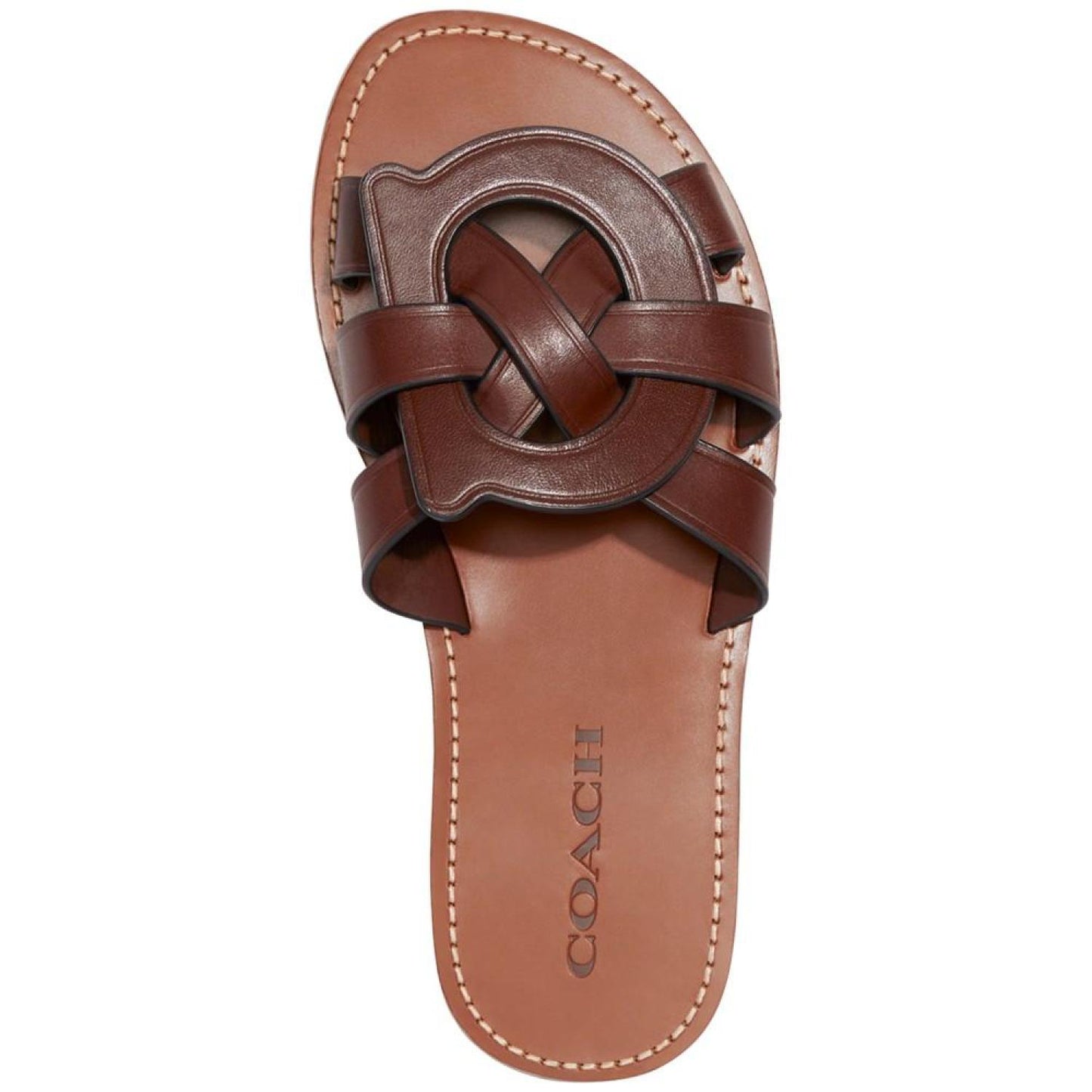 Issa "C" Emblem Slide Sandals