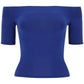 Alexander mcqueen knitted off-shoulder top