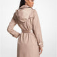 Cotton Blend Trench Coat