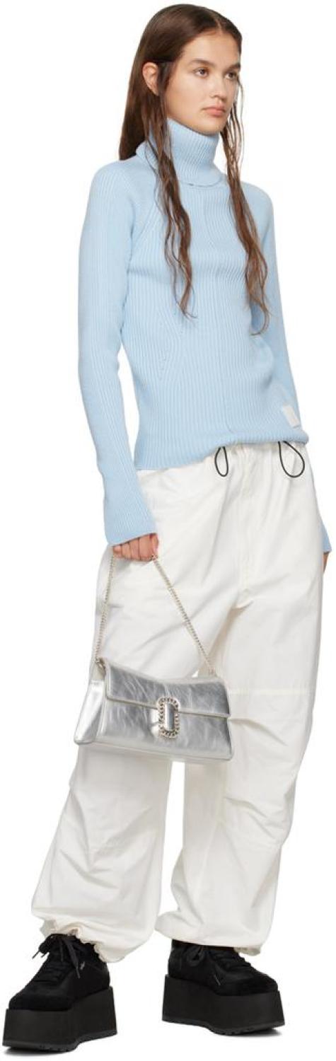 Silver 'The St. Marc Convertible' Clutch