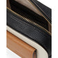 Ava Colorblocked Pebbled Leather Crossbody