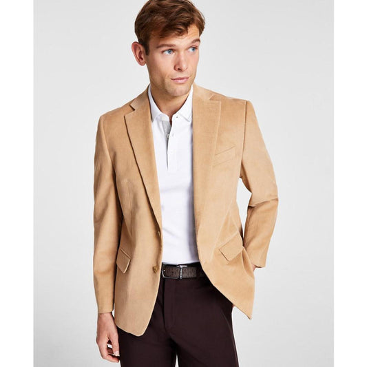 Men's Classic-Fit Stretch Corduroy Solid Sport Coat
