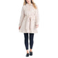 Women's Single-Breasted Raglan-Sleeve Trench Coat