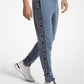 Logo Print Cotton Blend Joggers