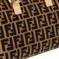 FENDI By The Way Mini Raffia & Leather Shoulder Bag