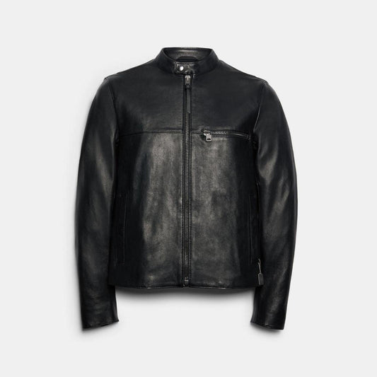 COACH Leather Racer Jacket