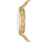 Men's Blake Three-Hand Date Gold-Tone Stainless Steel Watch 42mm