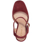 Women's Isabella Ankle-Strap Platform Block-Heel Pumps