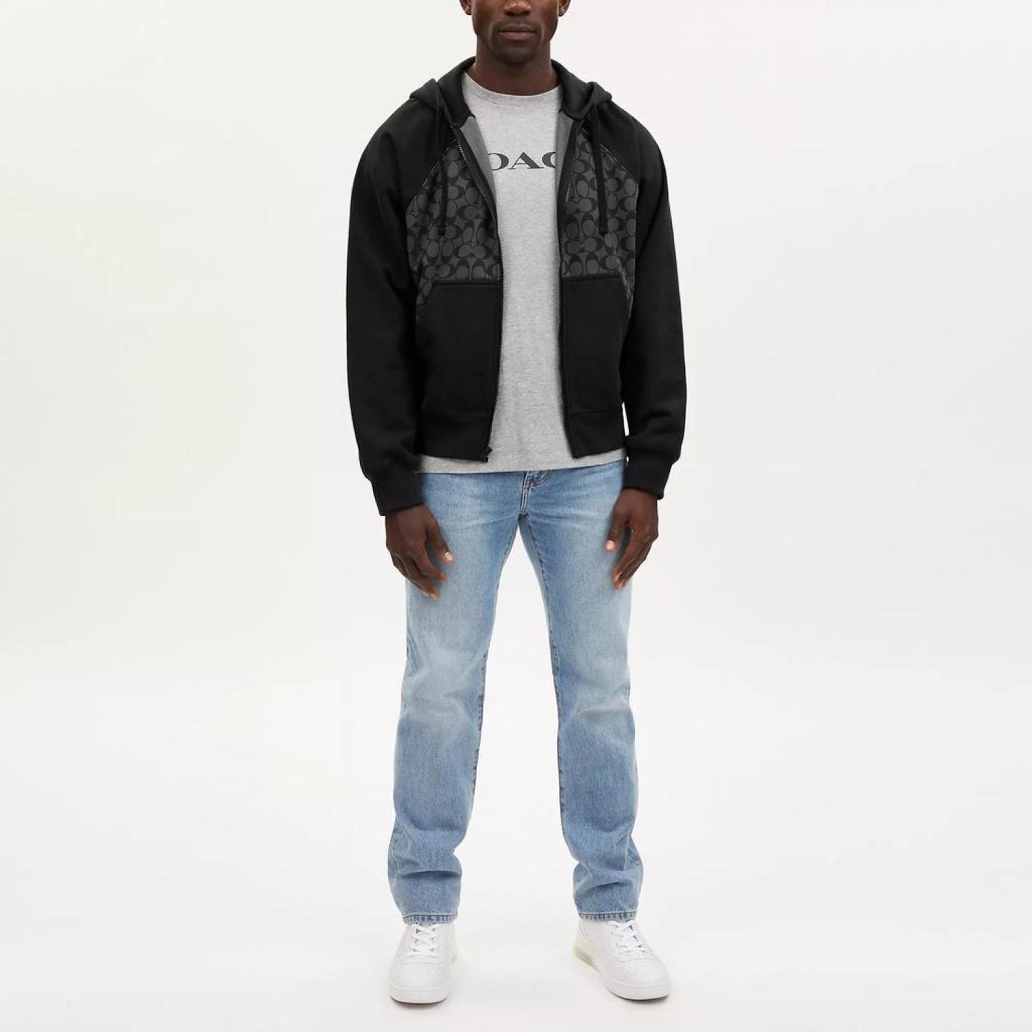 Coach Outlet Signature Full Zip Hoodie