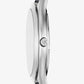 Oversized Slim Runway Logo and Silver-Tone Watch