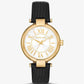 Laney Gold-Tone and Lizard Embossed Leather Watch