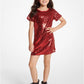 Sequined T-Shirt Dress