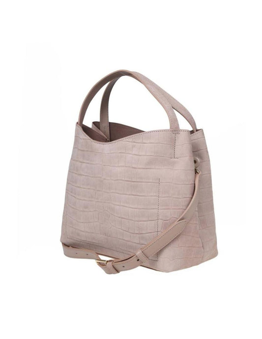Furla Logo Plaque Embossed Tote Bag