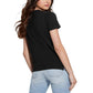Women's Cotton Studded Logo T-Shirt