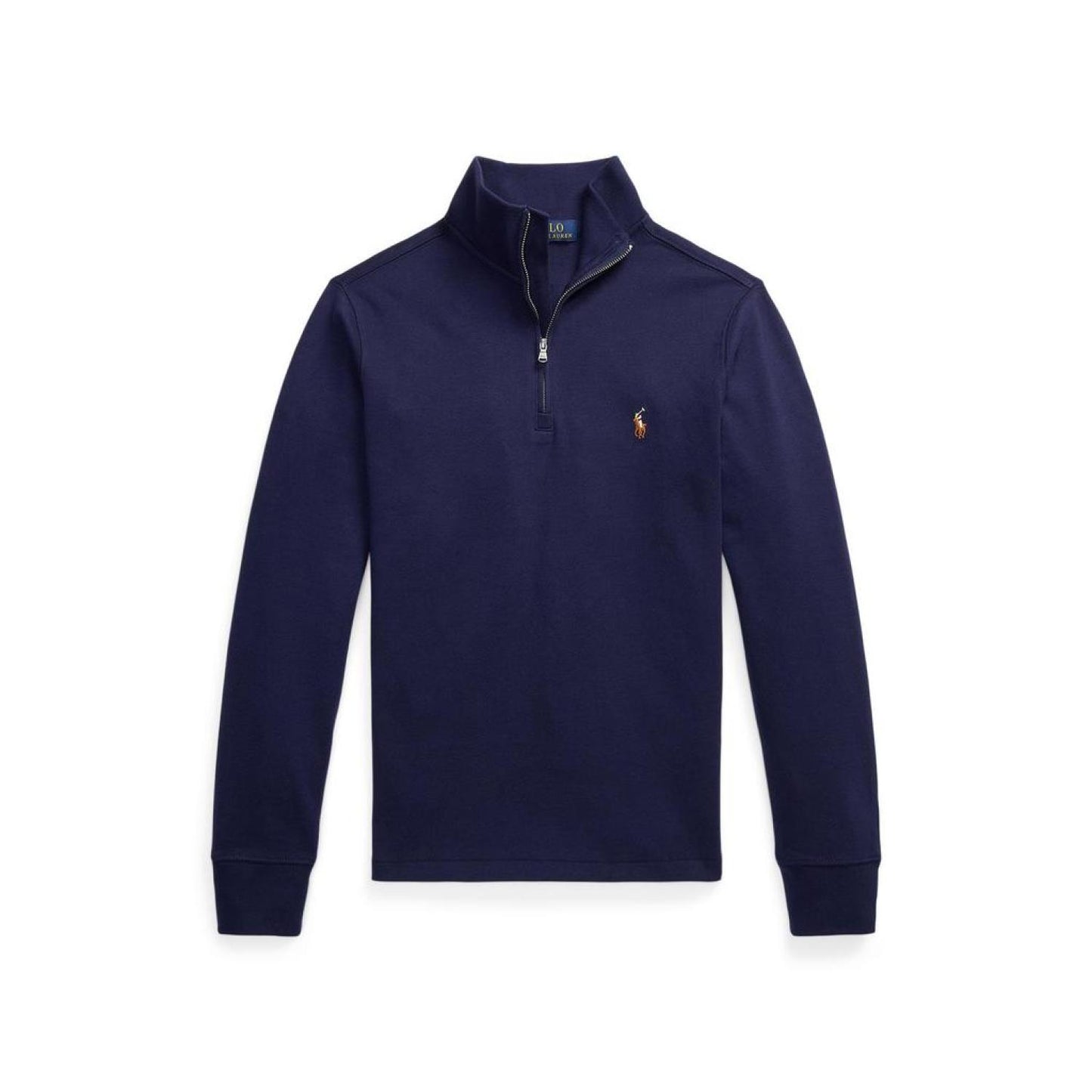 Cotton Interlock Quarter-Zip Pullover (Big Kids)