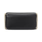 Ava Pebbled Leather Flap Chain Wallet
