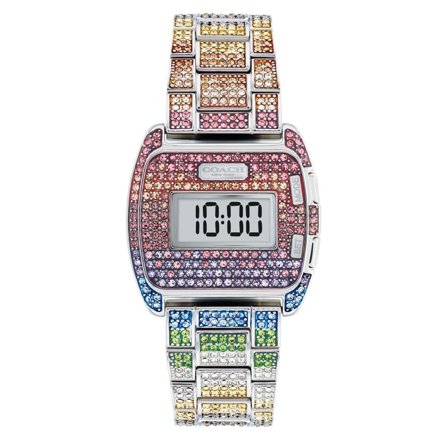 Women's Darcy Quartz Multicolor Stainless Steel Crystal Watch 30mm x 30mm