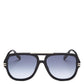 Brow Bar Aviator Sunglasses, 58mm