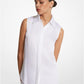Hansen Charmeuse Sleeveless Shirt