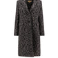 Michael Michael Kors Single Breasted Snake Jacquard Coat