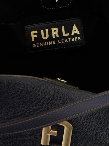 Furla Primula Logo Plaque Tote Bag