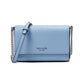 Morgan Saffiano Leather Flap Chain Wallet