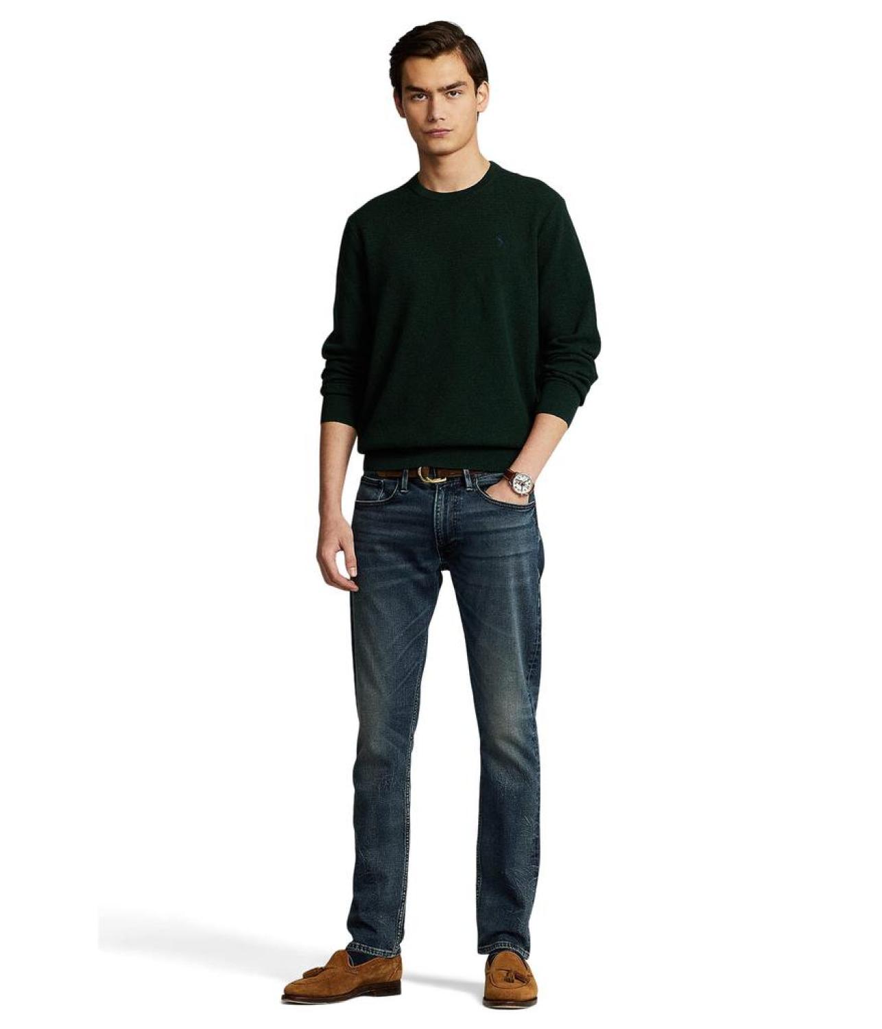Textured-Knit Cotton Sweater