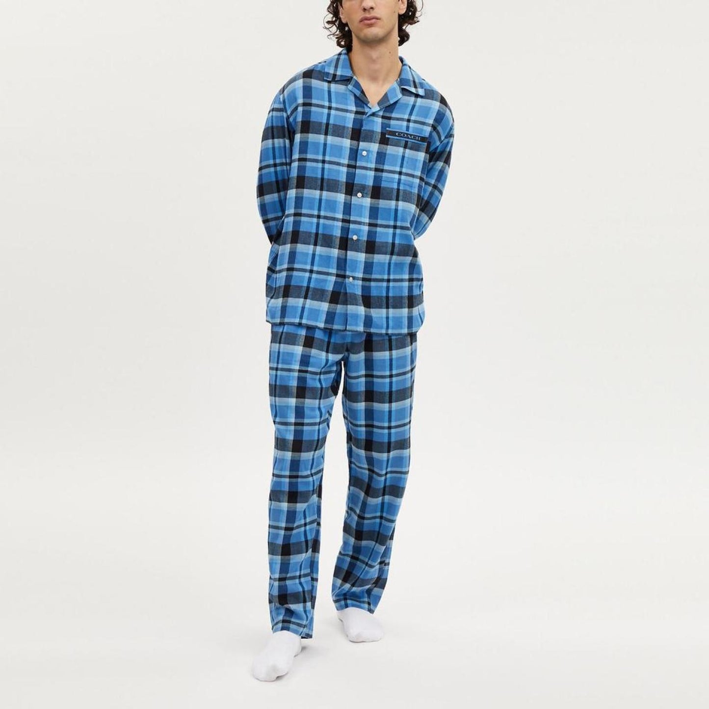 Coach Outlet Plaid Pajama Set