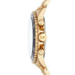 Men's Bayville Gold-Tone Stainless Steel Bracelet Watch 44mm