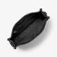 Luisa Large Pebbled Leather Messenger Bag
