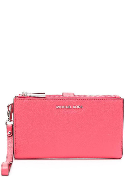 Michael Michael Kors Logo Plaque Zipped Wallet