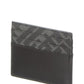 FENDI FF Squared Leather Card Holder
