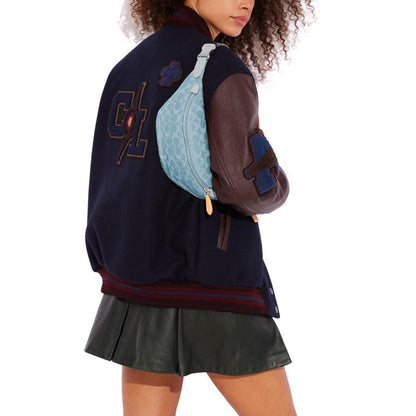 Charter 7 Signature Denim Medium Belt Bag