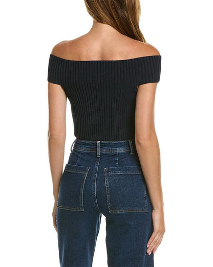 Michael Kors Crepe Crop T-Shirt