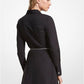 Organic Stretch Cotton Poplin Belted Shirtdress