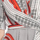 Eva Franco Sophia Dress In Red Collage