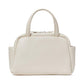 Puffed Smooth Leather Small Satchel
