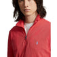 Cotton Mesh 1/4 Zip Pullover