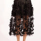Rosella Skirt In Caviar Bloom
