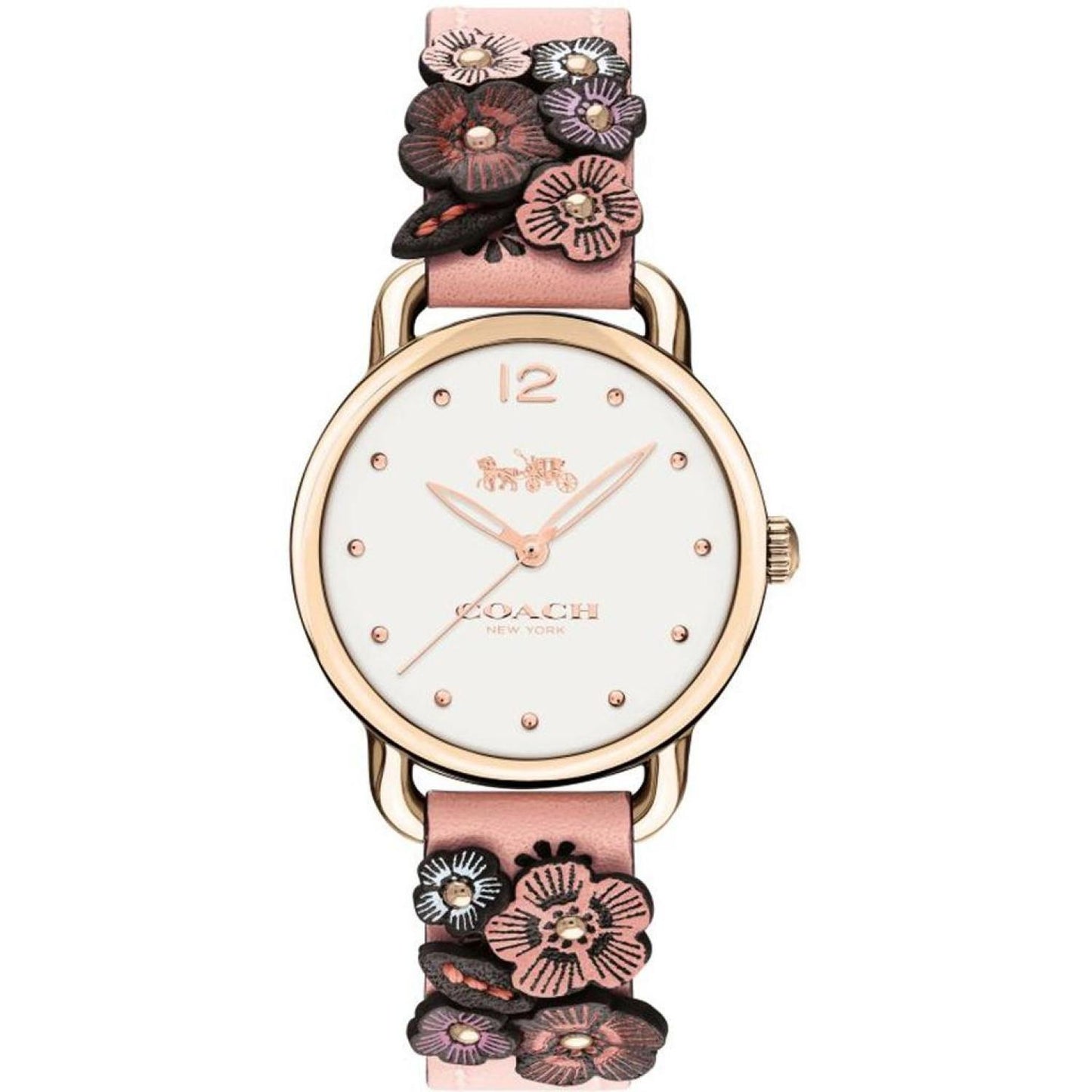 Coach Women's Delancey Gold Dial Watch