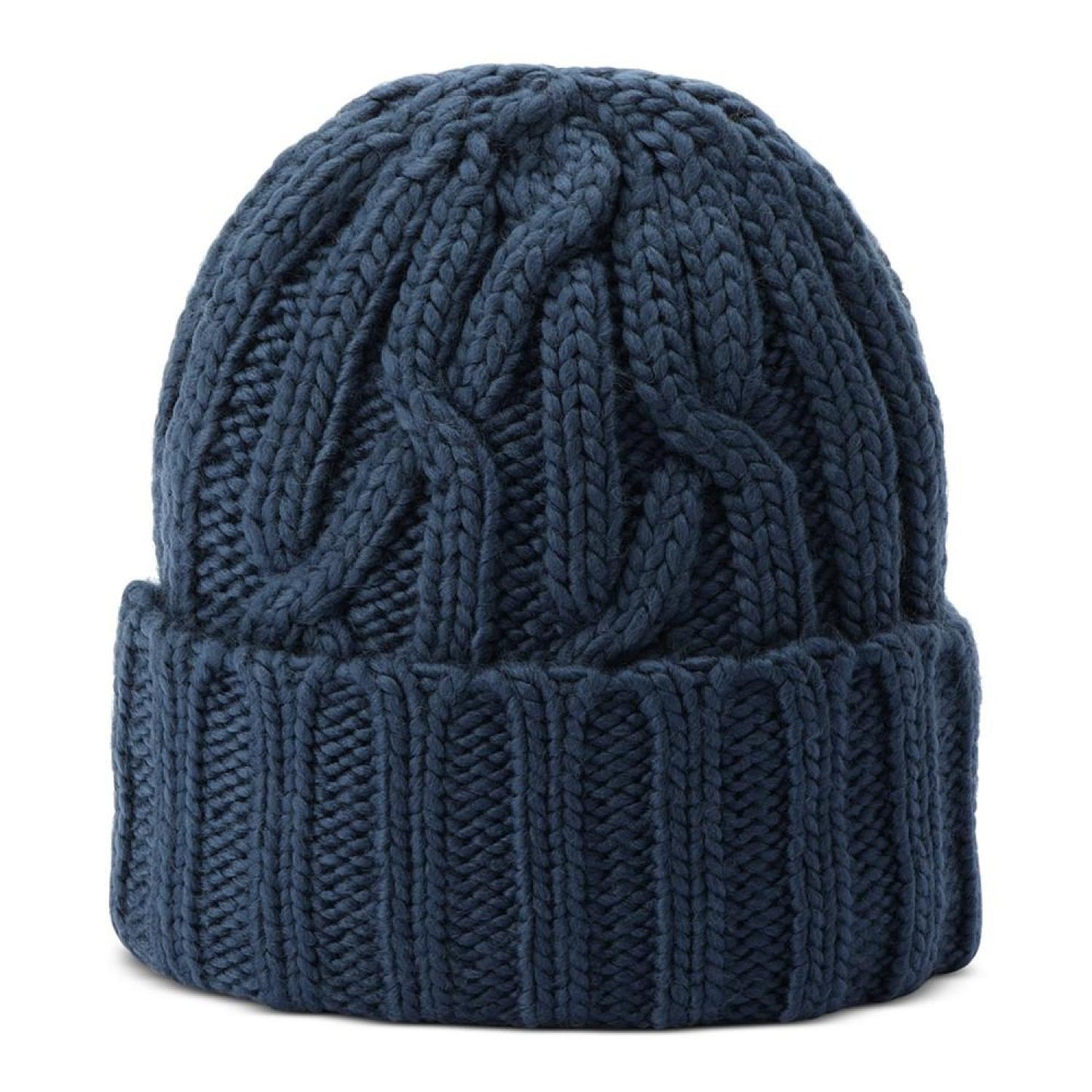 Men's Plaited Cable-Knit Cuffed Hat