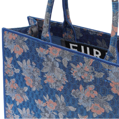 Furla Floral Jacquard Tote Bag