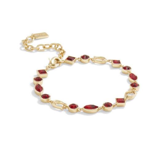 Boxed Faux Stone Signature Sculpted C Gem Bracelet