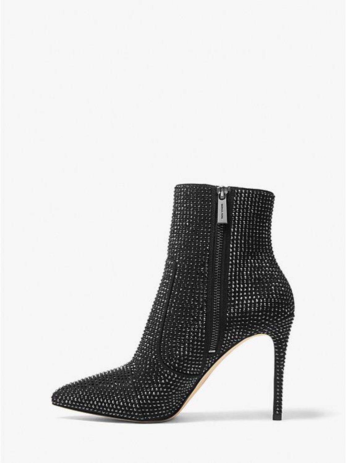 Rue Crystal Embellished Faux Suede Boot
