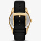 Lexington Gold-Tone and Leather Watch